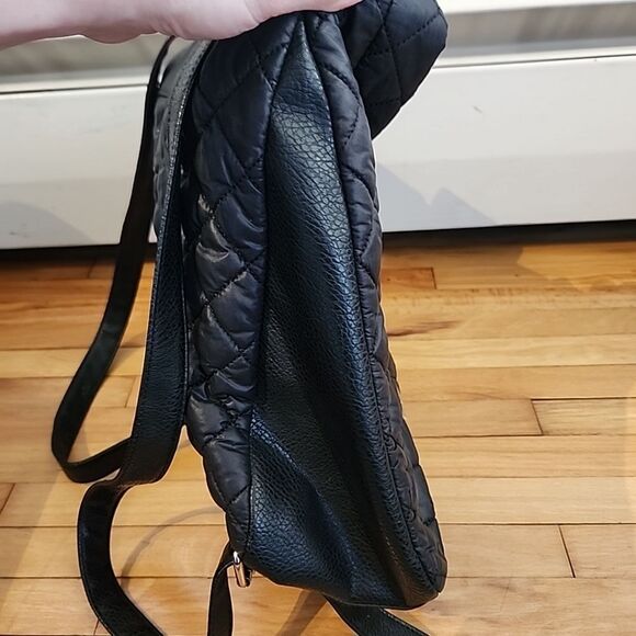 Kenneth Cole REACTION Women's Quilted Backpack Black - Picture 6 of 9